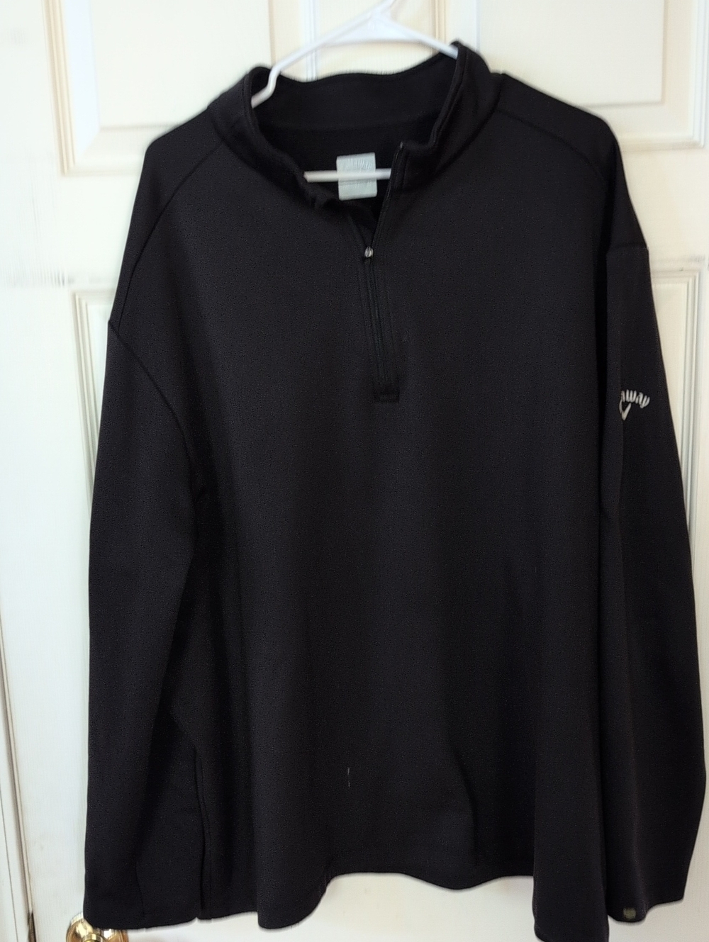 Callaway Black Men's Half-Zip Performance Pullover